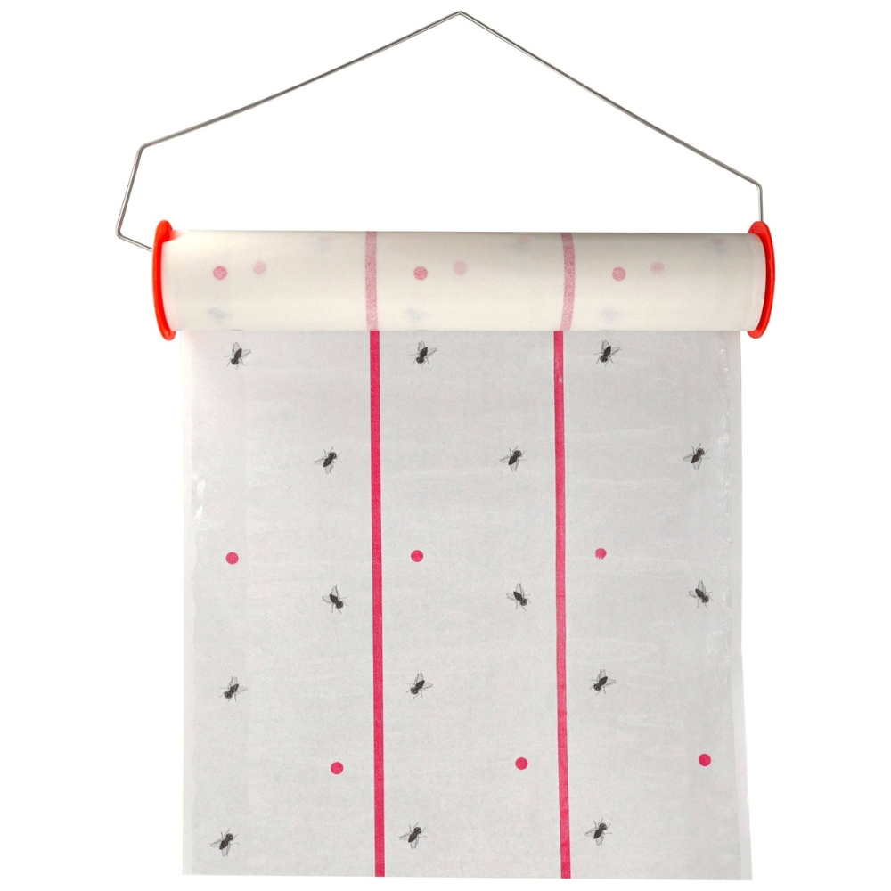 Mušpapīrs rullī MuscaRoll, 7 m x 30 cm, ar metāla rokturi